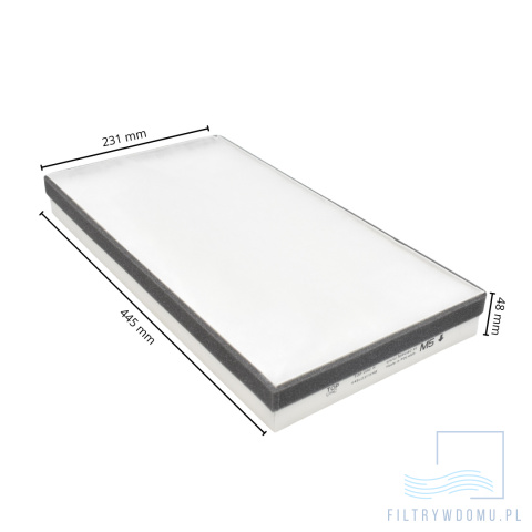 Filtry TopVac 350HCF, 450HCF i 550HCF komplet M5/M5 Filtry TopVac 350HCF, 450HCF i 550HCF komplet M5/M5