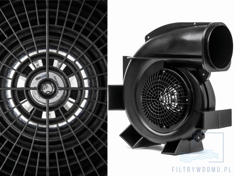 Wysokowydajne wentylatory EC w rekuperatorze Kermi Boost X500 zapewniające stabilny przepływ powietrza