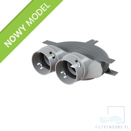 Skrzynka rozprężna Pe-Flex 2x90mm nyplowa(montaż podłoga)