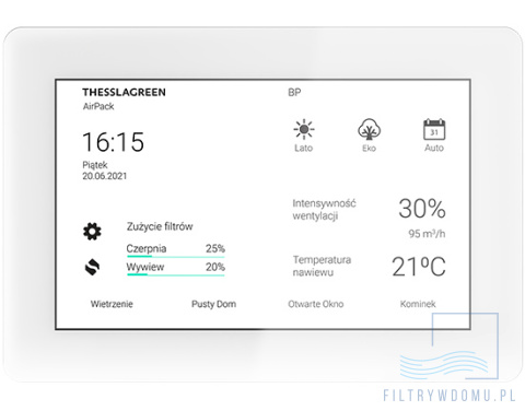 Panel sterowania Thessla Green Air ++