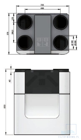 Rekuperator AERISnext 450