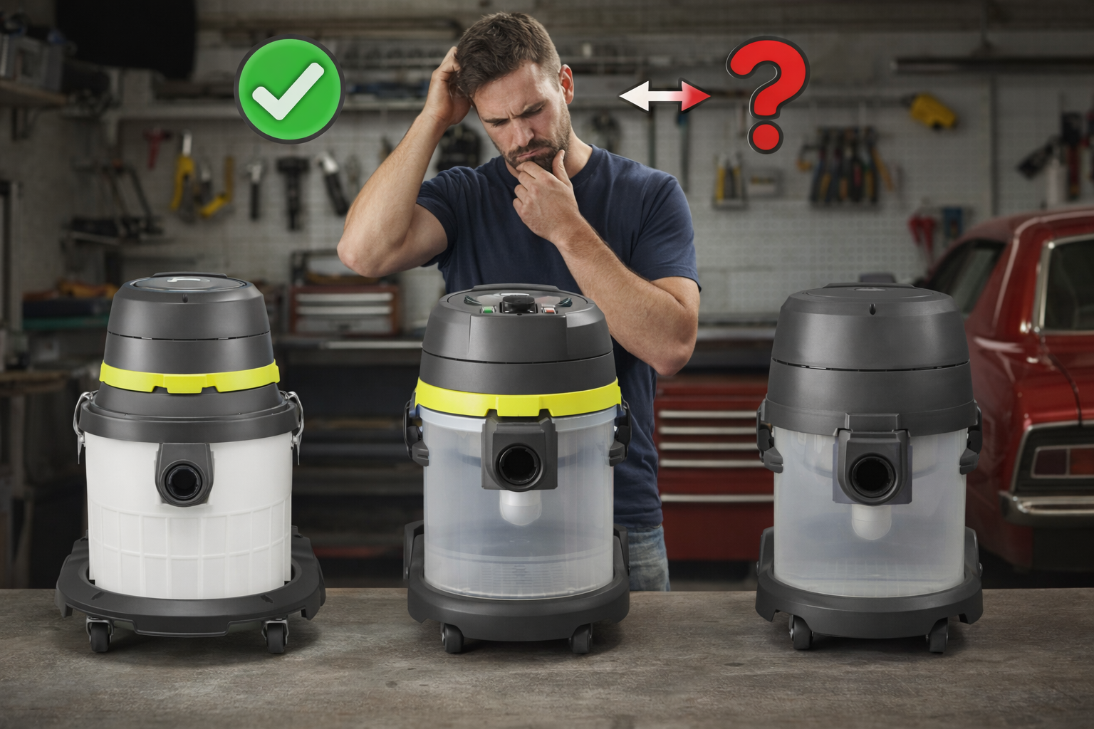 Profi P7 Z vs P7 E vs P7P-30 – który odkurzacz sucho-mokry wybrać?